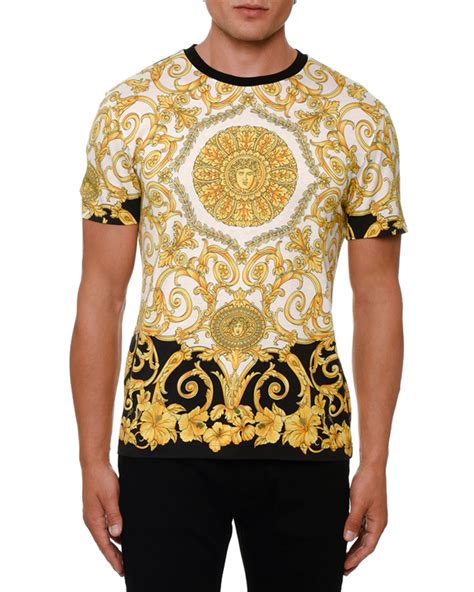 versace mens t shirt|versace t shirt men's sale.